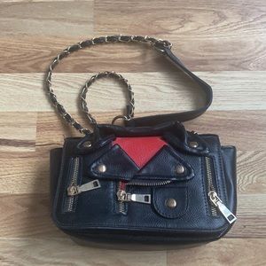 NWOT Motorcycle Jacket purse